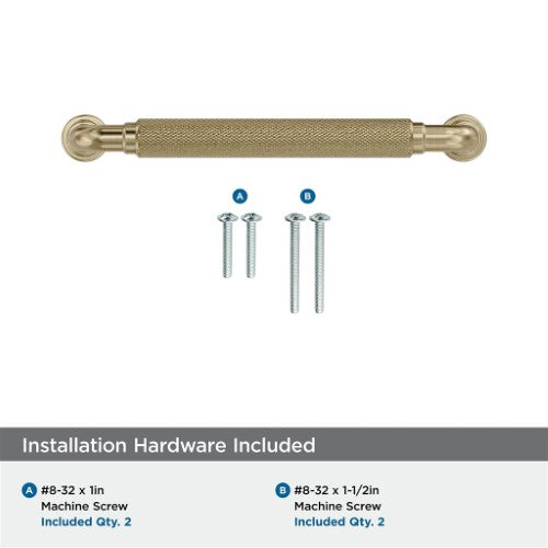 Collet Zinc Golden Champagne Cabinet Pull 19