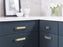 Concentric Zinc Golden Champagne Cabinet Pull 2