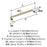 Cowrie Zinc Golden Champagne Cabinet Pull 16