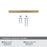 Cyprus Zinc Golden Champagne Cabinet Pull 18