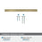 Cyprus Zinc Golden Champagne Cabinet Pull 15