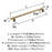 Davenport Zinc Golden Champagne Cabinet Pull 14