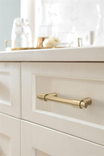 Destine Zinc Golden Champagne Cabinet Pull 25