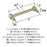 Dupont Circle Zinc Golden Champagne Cabinet Pull 16