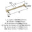 Dupont Circle Zinc Golden Champagne Cabinet Pull 14