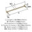 Dupont Circle Zinc Golden Champagne Cabinet Pull 9