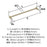 Dupont Circle Zinc Golden Champagne Cabinet Pull 10