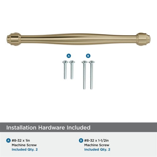 Enlivity Zinc Golden Champagne Cabinet Pull 23
