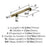 Everett Zinc Golden Champagne Cabinet Pull 10