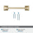 Exceed Zinc Golden Champagne Cabinet Pull 20