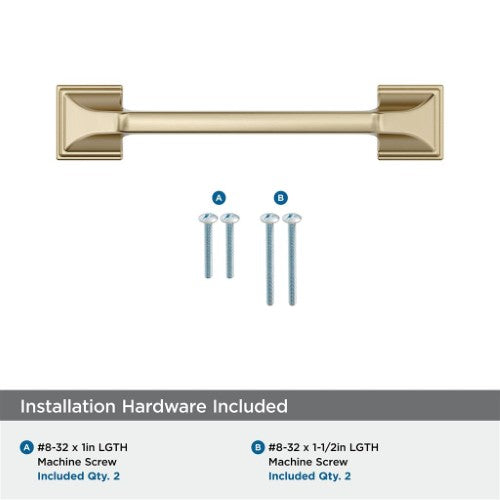 Exceed Zinc Golden Champagne Cabinet Pull 20