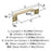 Exceed Zinc Golden Champagne Cabinet Pull 12