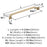 Exceed Zinc Golden Champagne Cabinet Pull 9