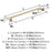 Exceed Zinc Golden Champagne Cabinet Pull 10
