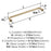 Factor Zinc Golden Champagne Cabinet Pull 16