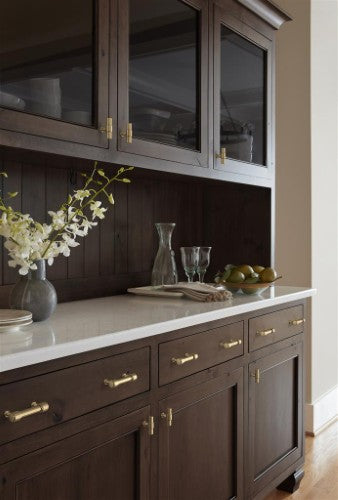 Faircrest Zinc & Steel Golden Champagne Cabinet Pull 29