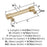 Faircrest Zinc & Steel Golden Champagne Cabinet Pull 12
