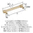 Faircrest Zinc & Steel Golden Champagne Cabinet Pull 13