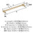 Faircrest Zinc & Steel Golden Champagne Cabinet Pull 16