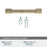 Fairfax Zinc Golden Champagne Cabinet Pull 15