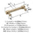 Fairfax Zinc Golden Champagne Cabinet Pull 8