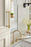 Fairfax Zinc Golden Champagne Cabinet Pull 31