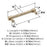 Fairfax Zinc Golden Champagne Cabinet Pull 9