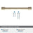 Fairfax Zinc Golden Champagne Cabinet Pull 17