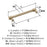 Fairfax Zinc Golden Champagne Cabinet Pull 10