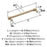 Fairfax Zinc Golden Champagne Cabinet Pull 11