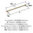 Fairfax Zinc Golden Champagne Cabinet Pull 13