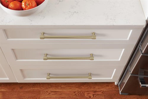 Faraday Zinc Golden Champagne Cabinet Pull 25