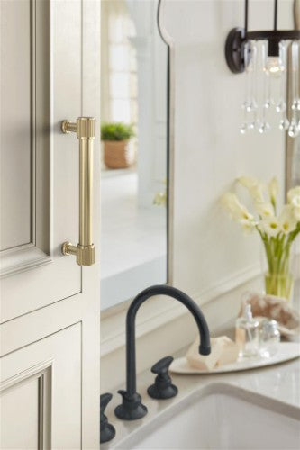Farewind Zinc Golden Champagne Cabinet Pull 27