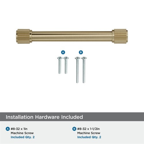 Farewind Zinc Golden Champagne Cabinet Pull 21