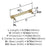 Farewind Zinc Golden Champagne Cabinet Pull 13