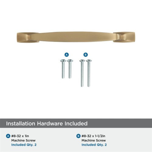 Highland Ridge Zinc Golden Champagne Cabinet Pull 39