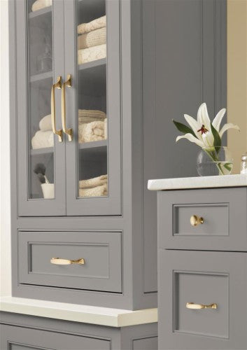 Highland Ridge Zinc Golden Champagne Cabinet Pull 30