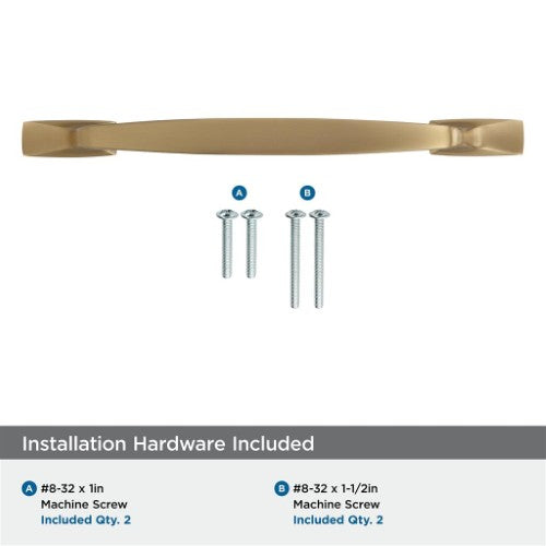 Highland Ridge Zinc Golden Champagne Cabinet Pull 40