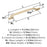 Highland Ridge Zinc Golden Champagne Cabinet Pull 12