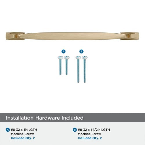 Highland Ridge Zinc Golden Champagne Cabinet Pull 17