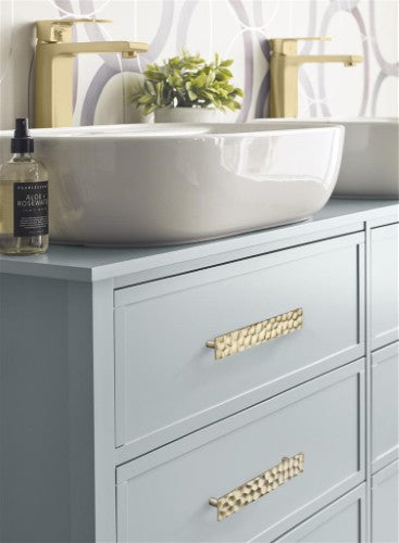 Kamari Zinc Golden Champagne Cabinet Pull 7