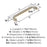 Kane Zinc Golden Champagne Cabinet Pull 8