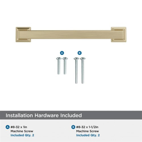 Lintel Zinc Golden Champagne Cabinet Pull 21