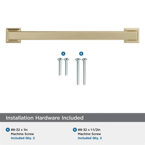 Lintel Zinc Golden Champagne Cabinet Pull 22