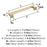 Lintel Zinc Golden Champagne Cabinet Pull 14