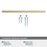 Merced Zinc Golden Champagne Cabinet Pull 17