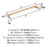 Merced Zinc Golden Champagne Cabinet Pull 9