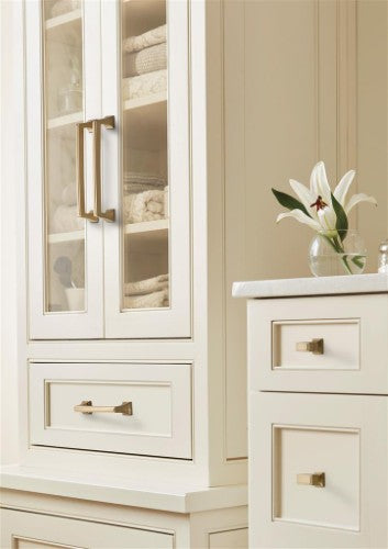 Mulholland Zinc Golden Champagne Cabinet Pull 28