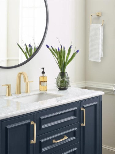Mulholland Zinc Golden Champagne Cabinet Pull 22