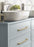 Mulholland Zinc Golden Champagne Cabinet Pull 25